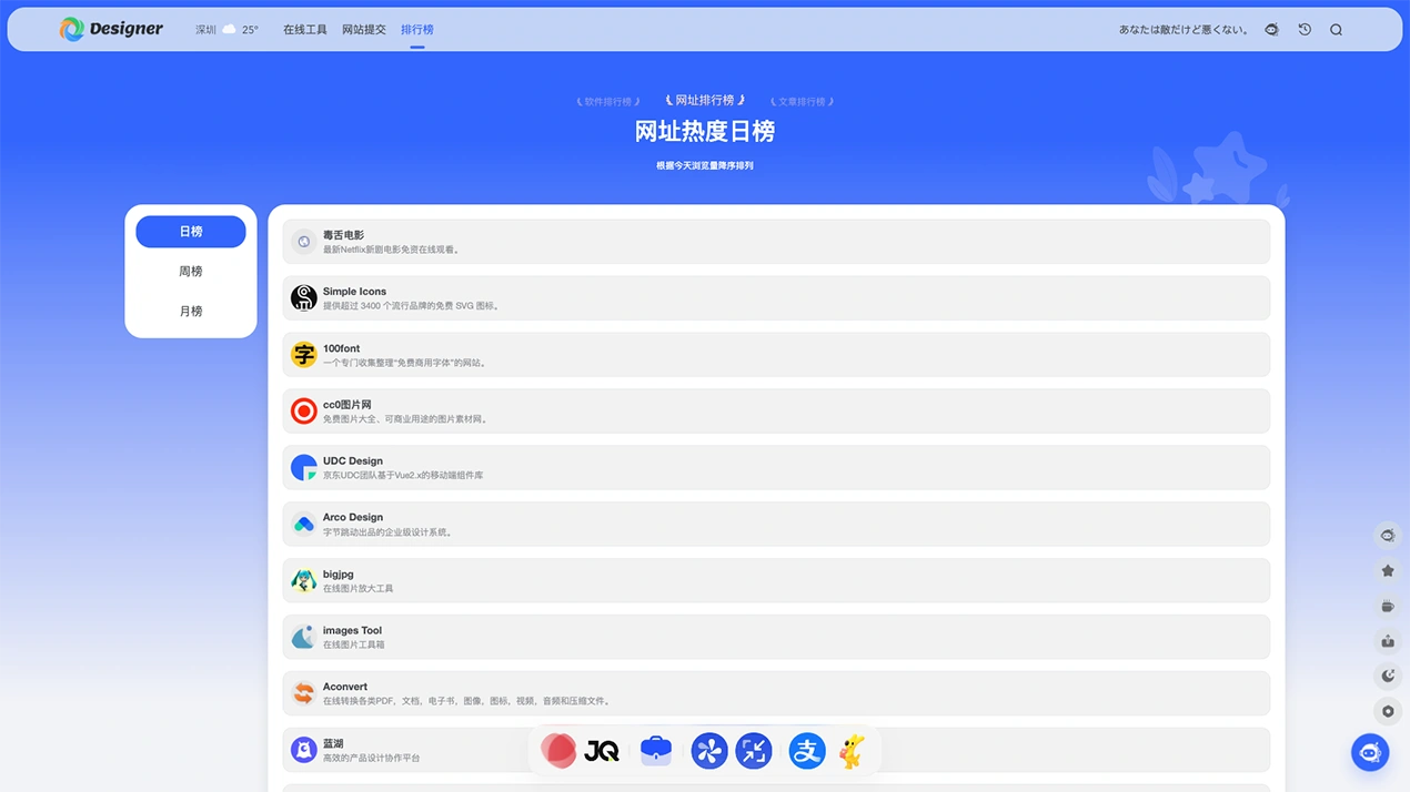 排行榜
